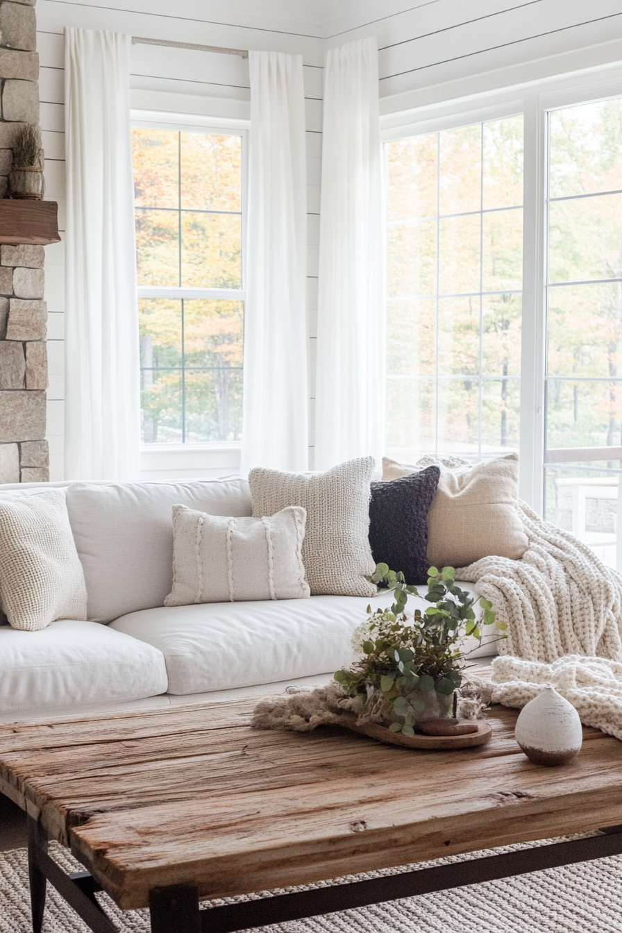 Shiplap walls for texture and history