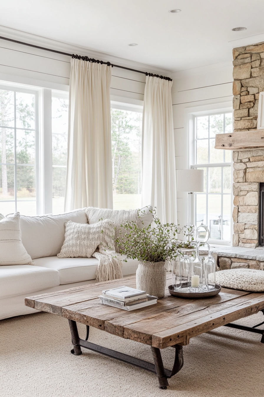 Shiplap walls for texture and history