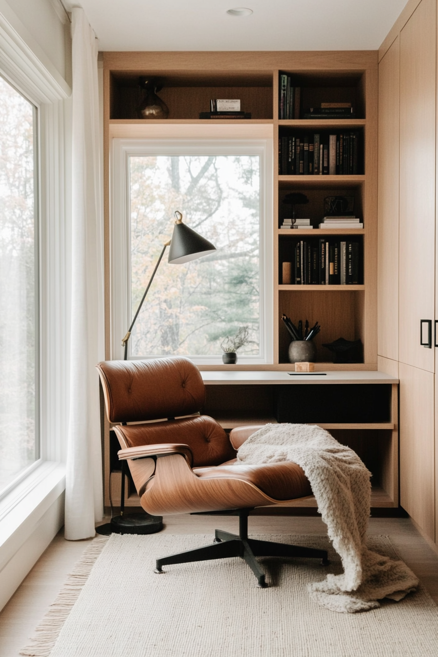 Eames Lounge Chair in mid-century modern design