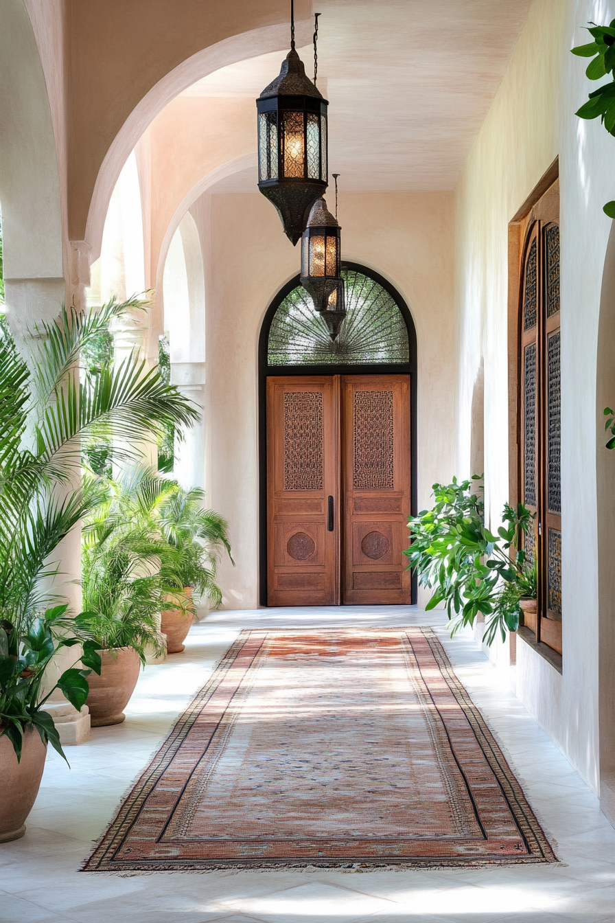 Moroccan arches and doorways