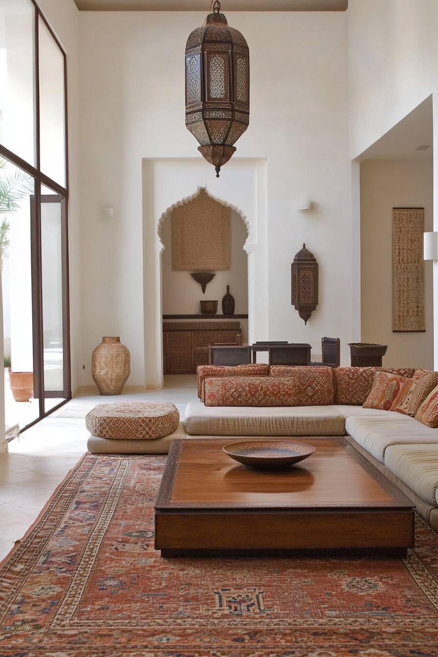 Traditional Moroccan patterns for upholstery