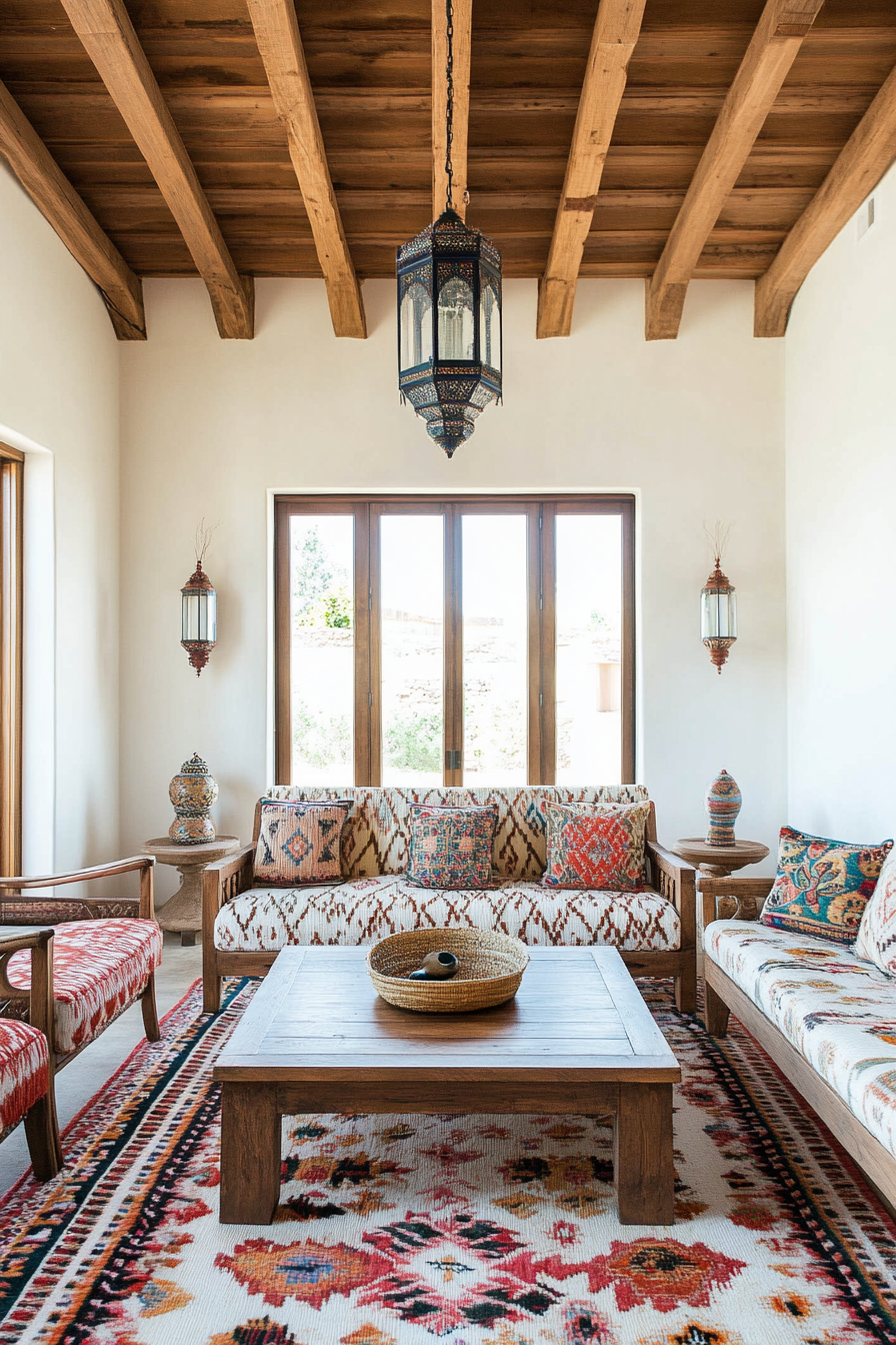 Traditional Moroccan patterns for upholstery
