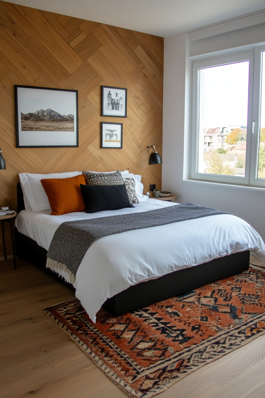 Light wood and neutral colors for Scandinavian look