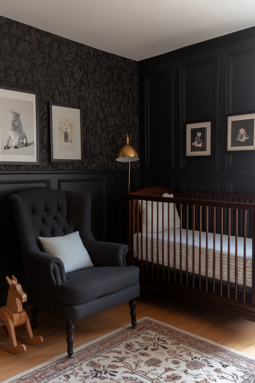 Classic nursery with timeless furniture