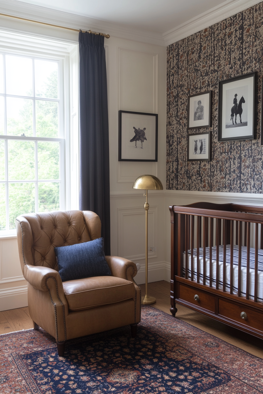 Elegant nursery with classic decor