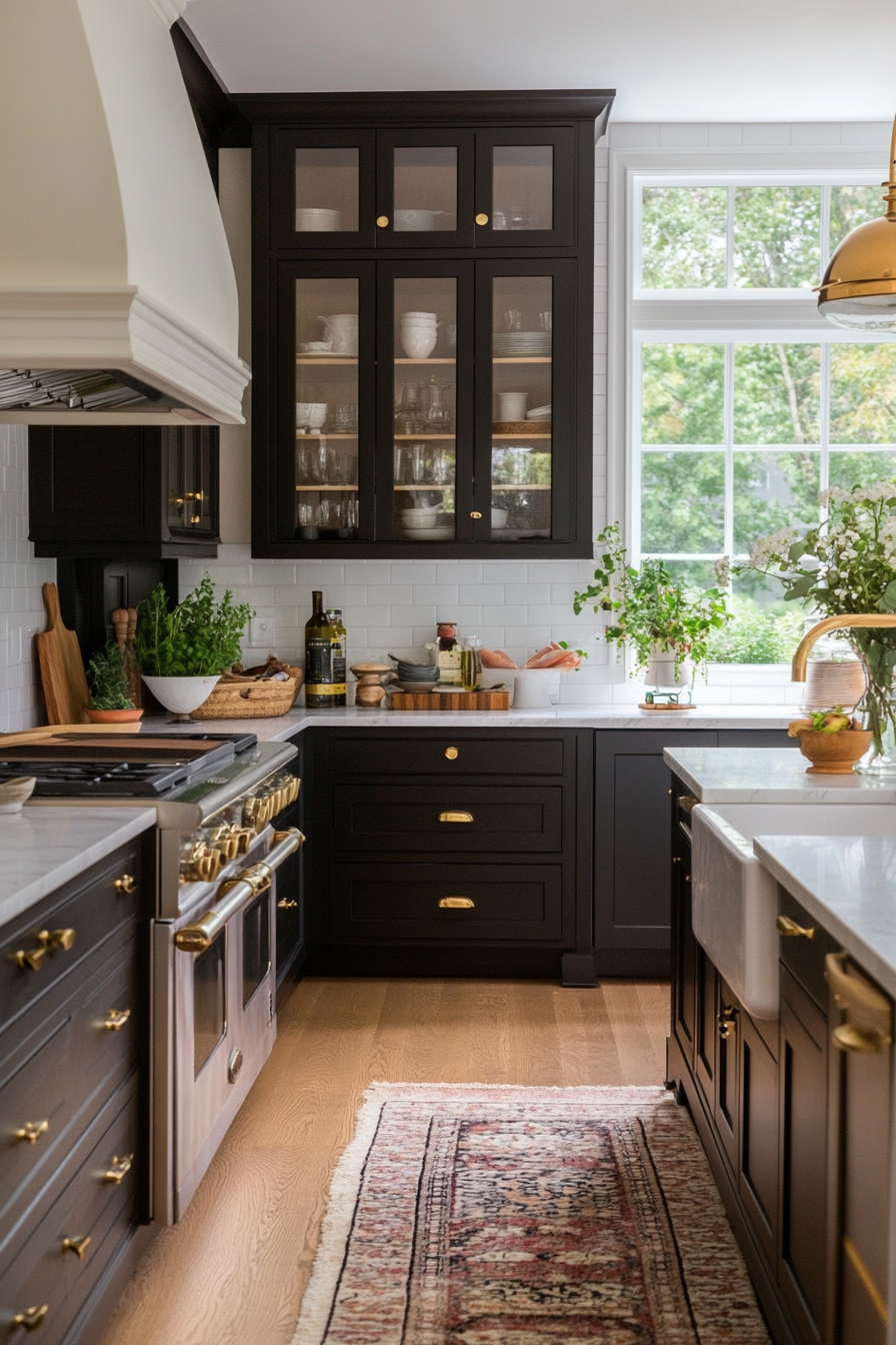 Interior lighting in glass-front cabinets