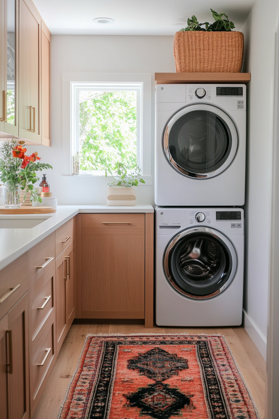 Stackable washer and dryer solutions for small laundry rooms