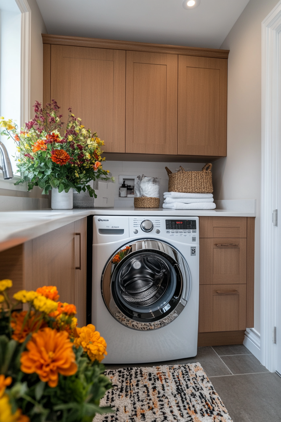 Efficient designs for small apartment laundry rooms