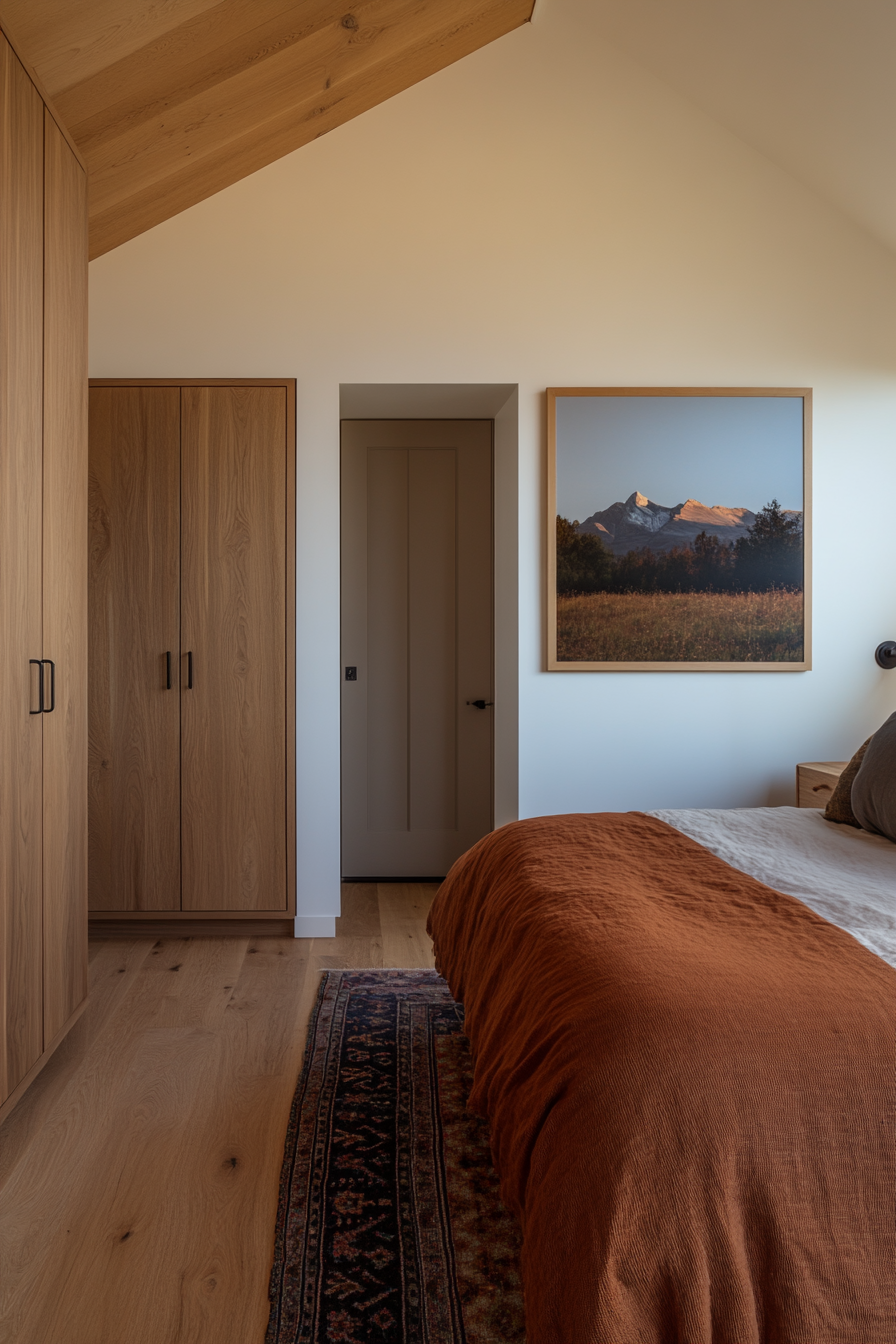 Clean lines and neutral colors in a tiny home