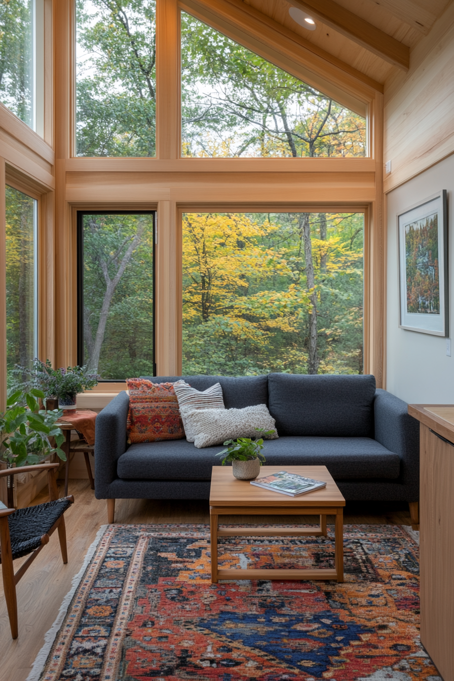 Furniture with legs in a tiny home