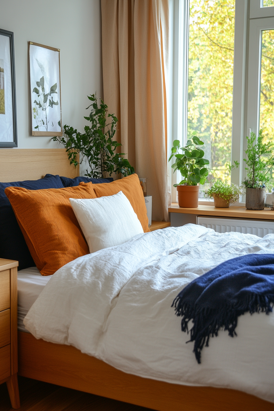 Elegant legged furniture in a tiny home