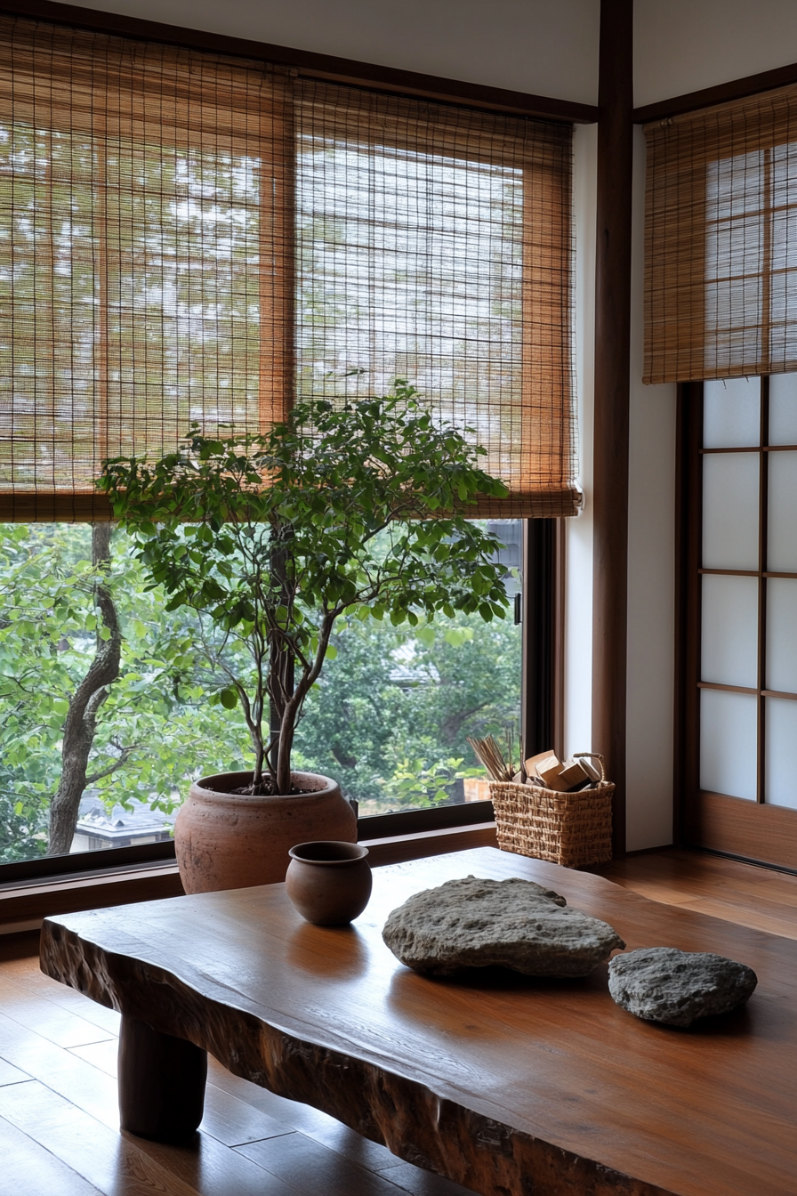 Incorporating natural elements in Wabi Sabi home decor