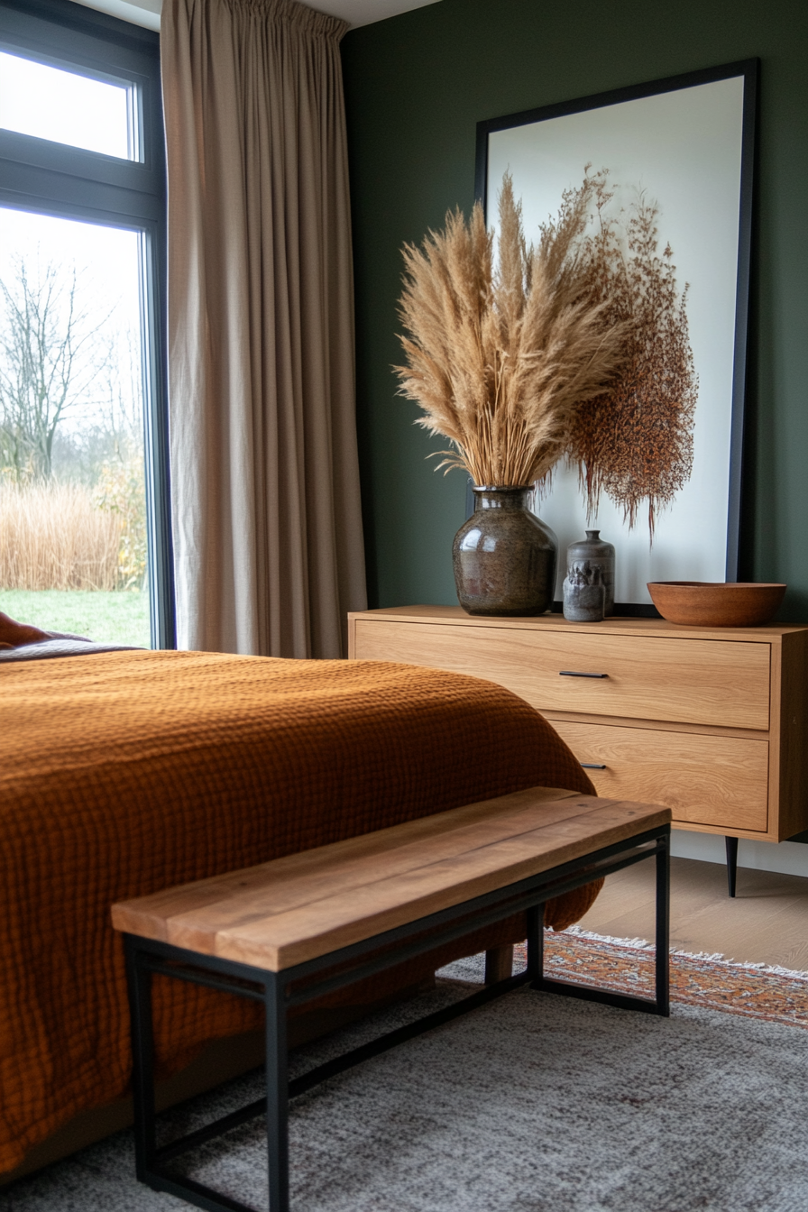 Using earthy tones in Wabi Sabi home decor