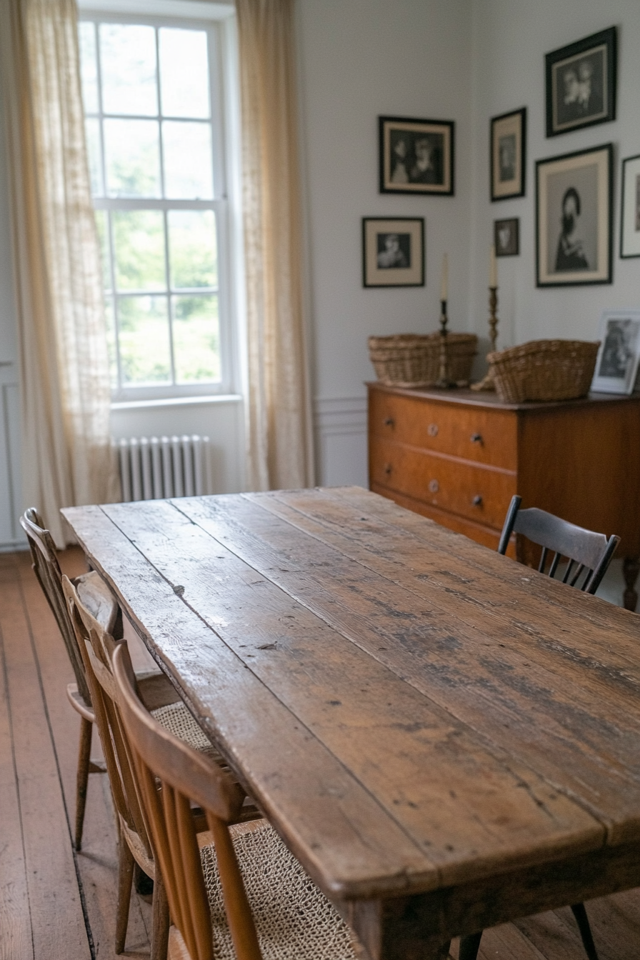 Appreciating aging items like vintage or antique furniture