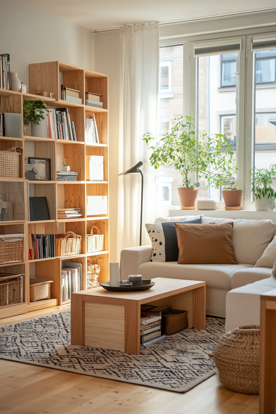 Space-saving ideas for small living rooms