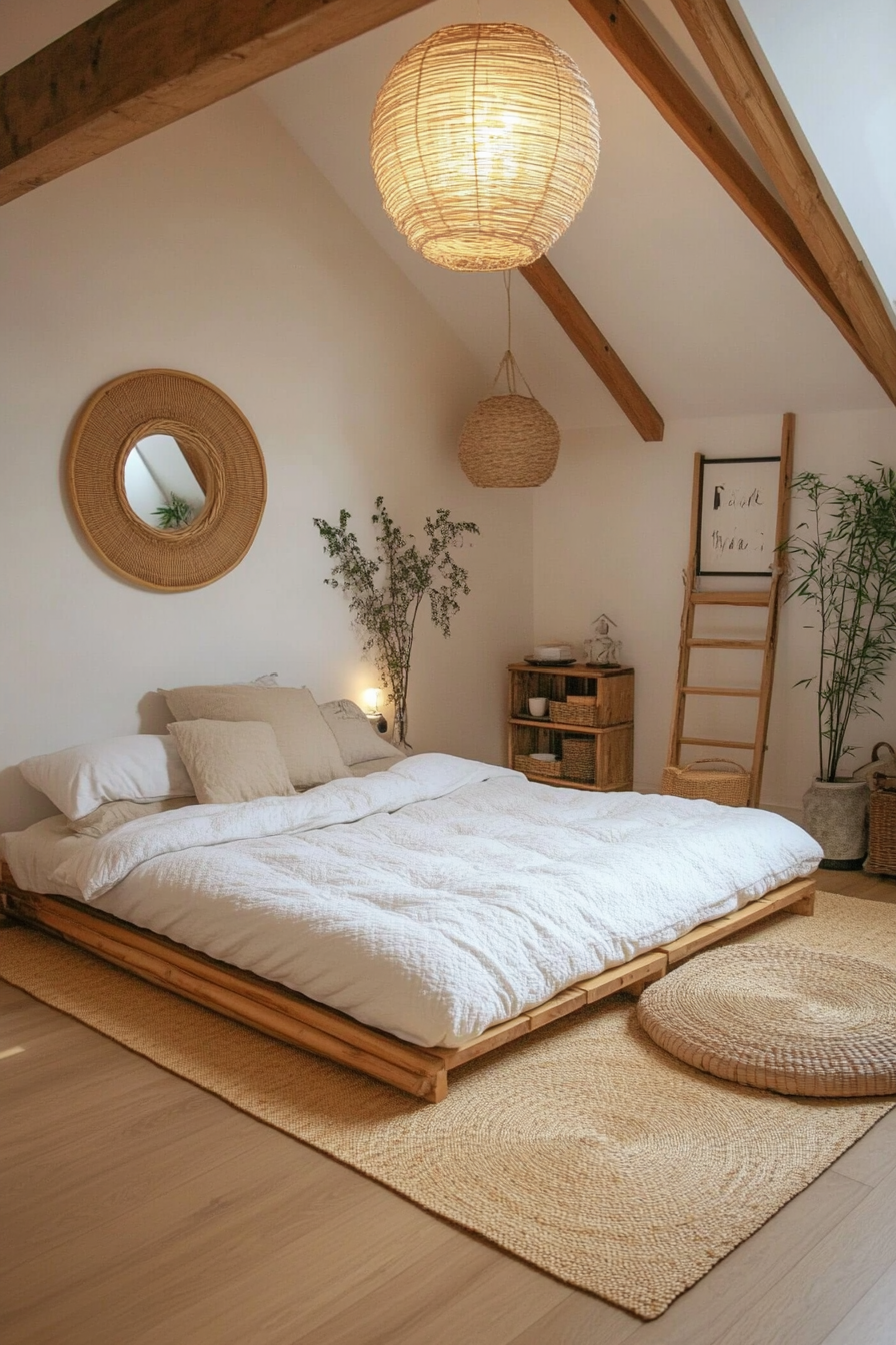 Japanese-style minimalist floor mattress
