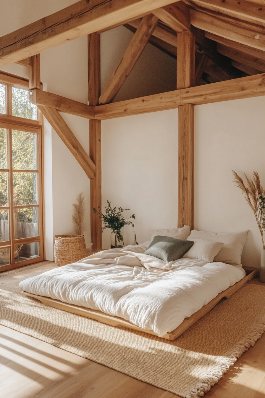 Japanese-style minimalist floor mattress