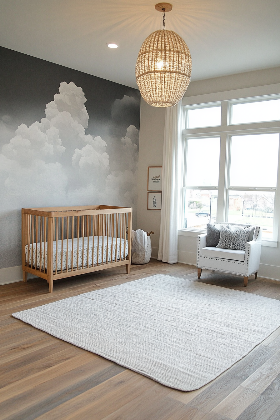 Soft clouds in neutral grey and white tones