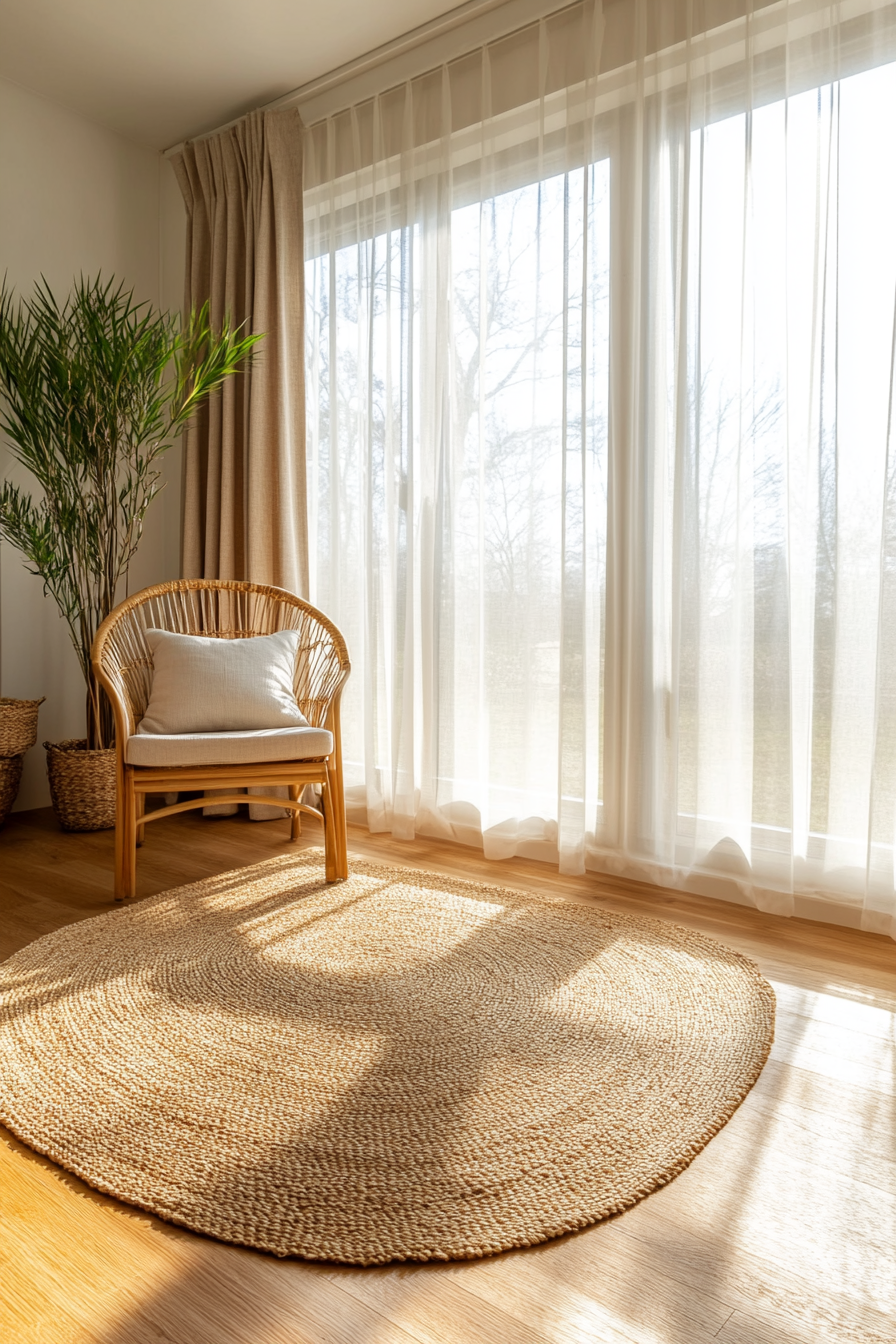 Light and airy window dressing