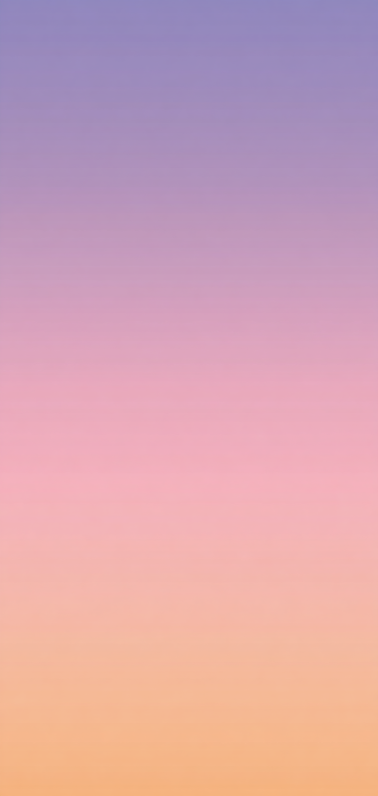 Soft peach-to-lavender gradient glow wallpaper