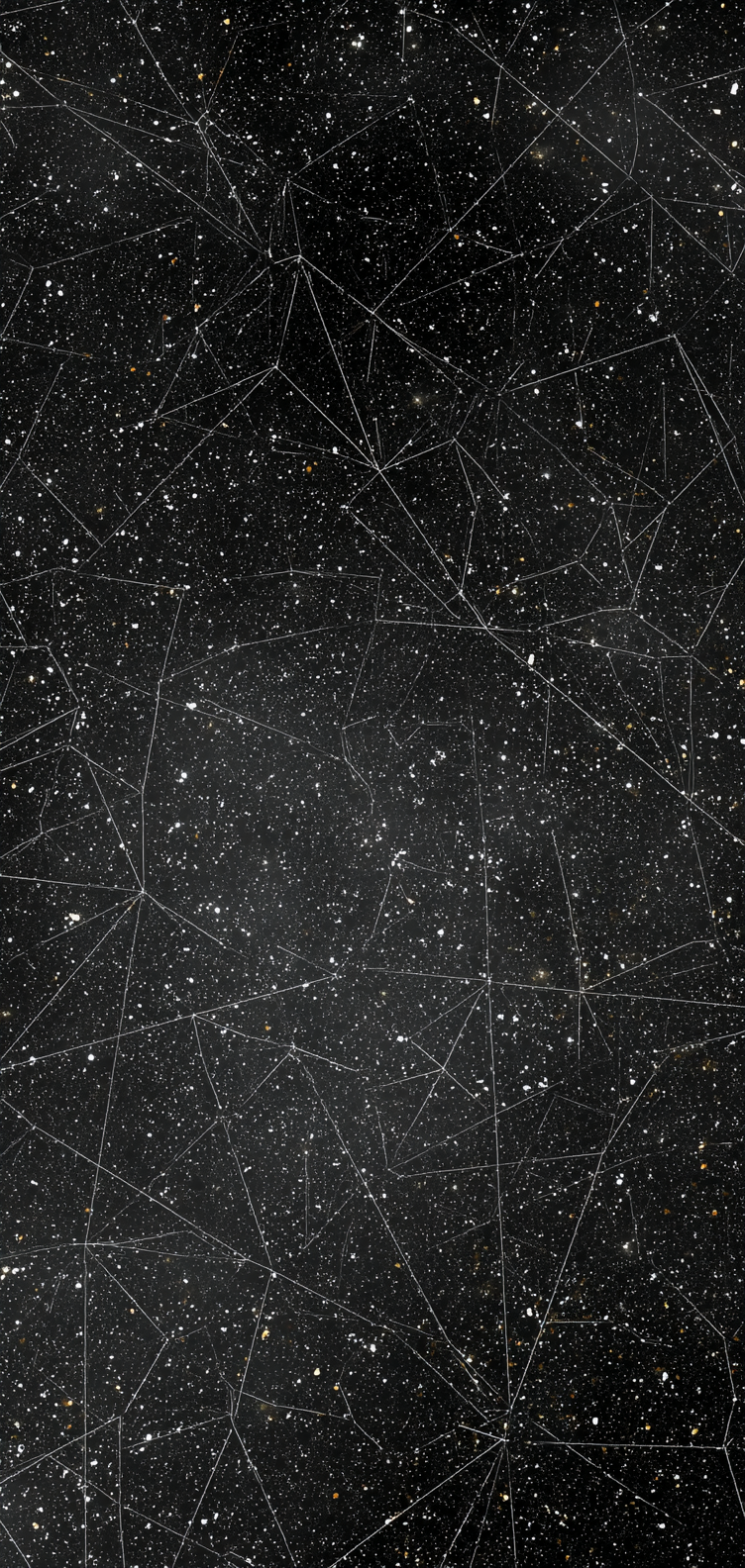 Starry backdrop with fine linework