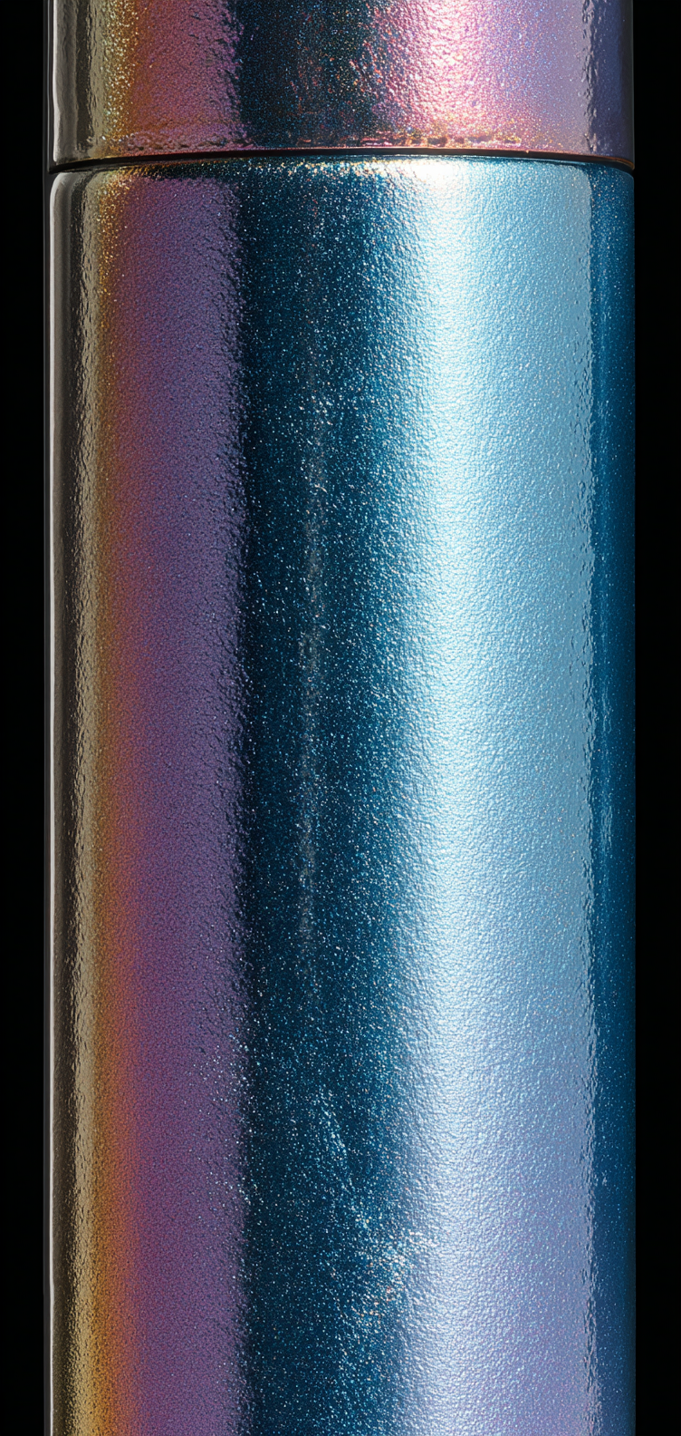 Soft iridescence with satin texture