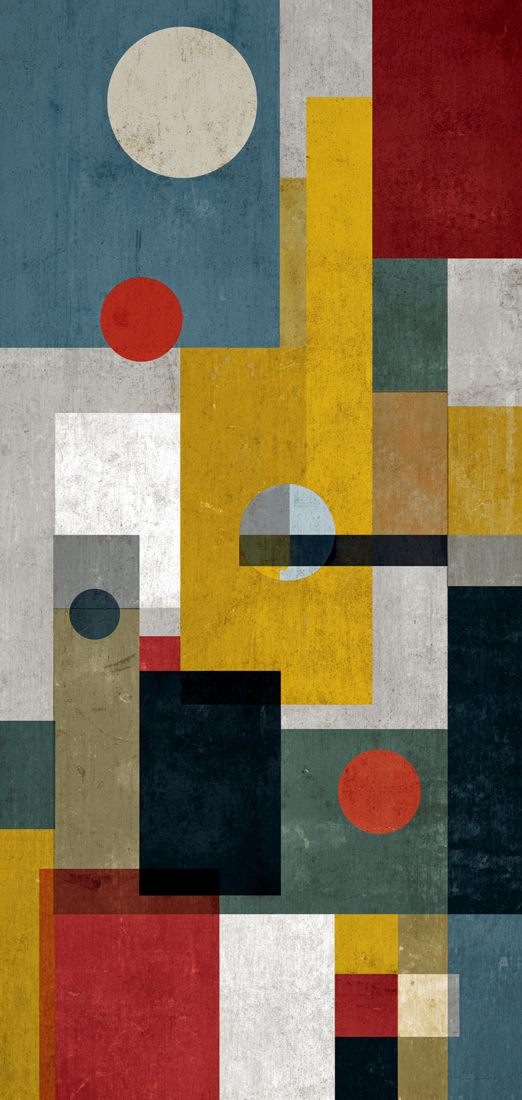 Bauhaus-inspired balanced geometry