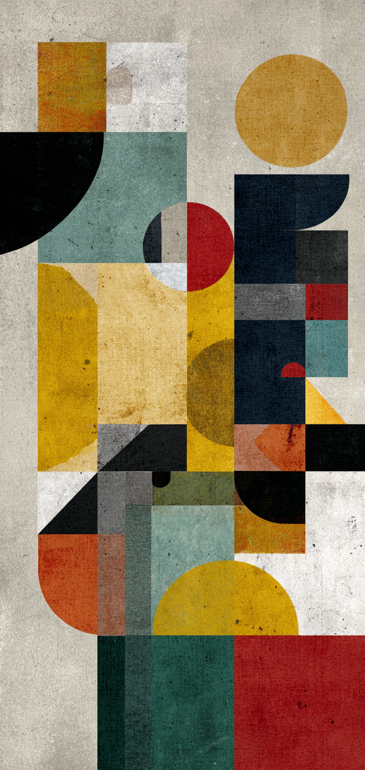 Editorial abstract with soft paper grain