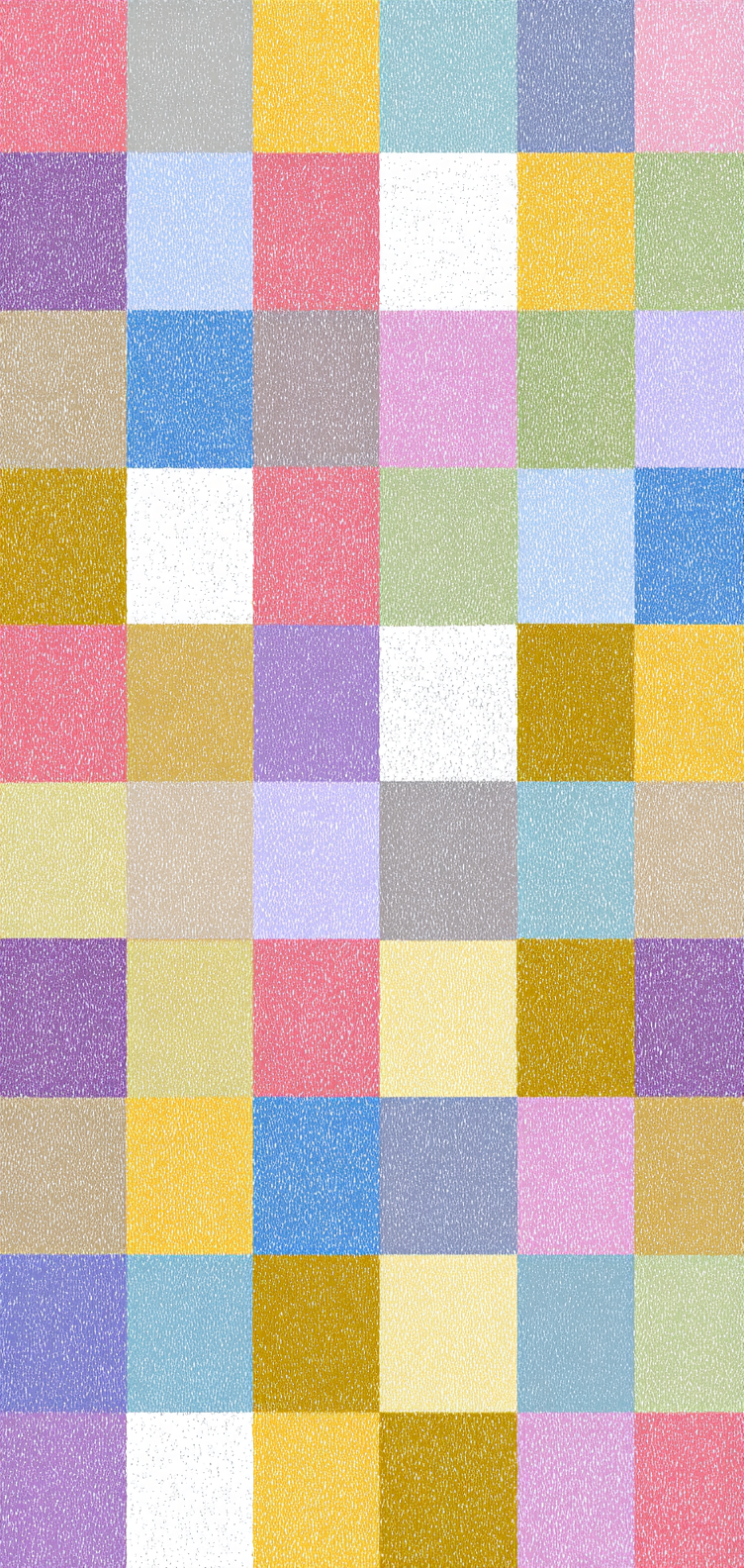 Colorful grid pattern, soft grain