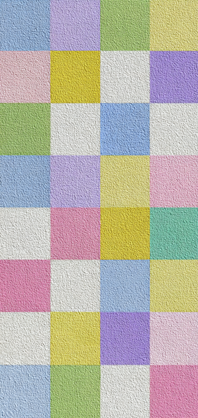 Checker motif with playful palette