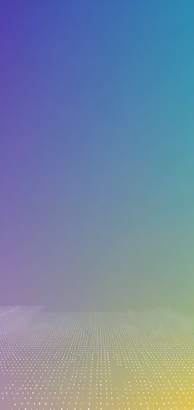 Minimal lock-screen with faint dotted guides