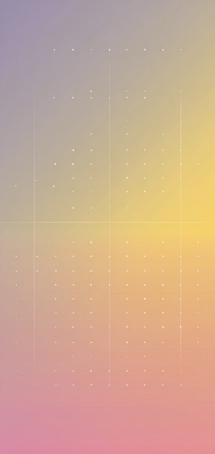 Ultra-subtle grid over neutral gradient