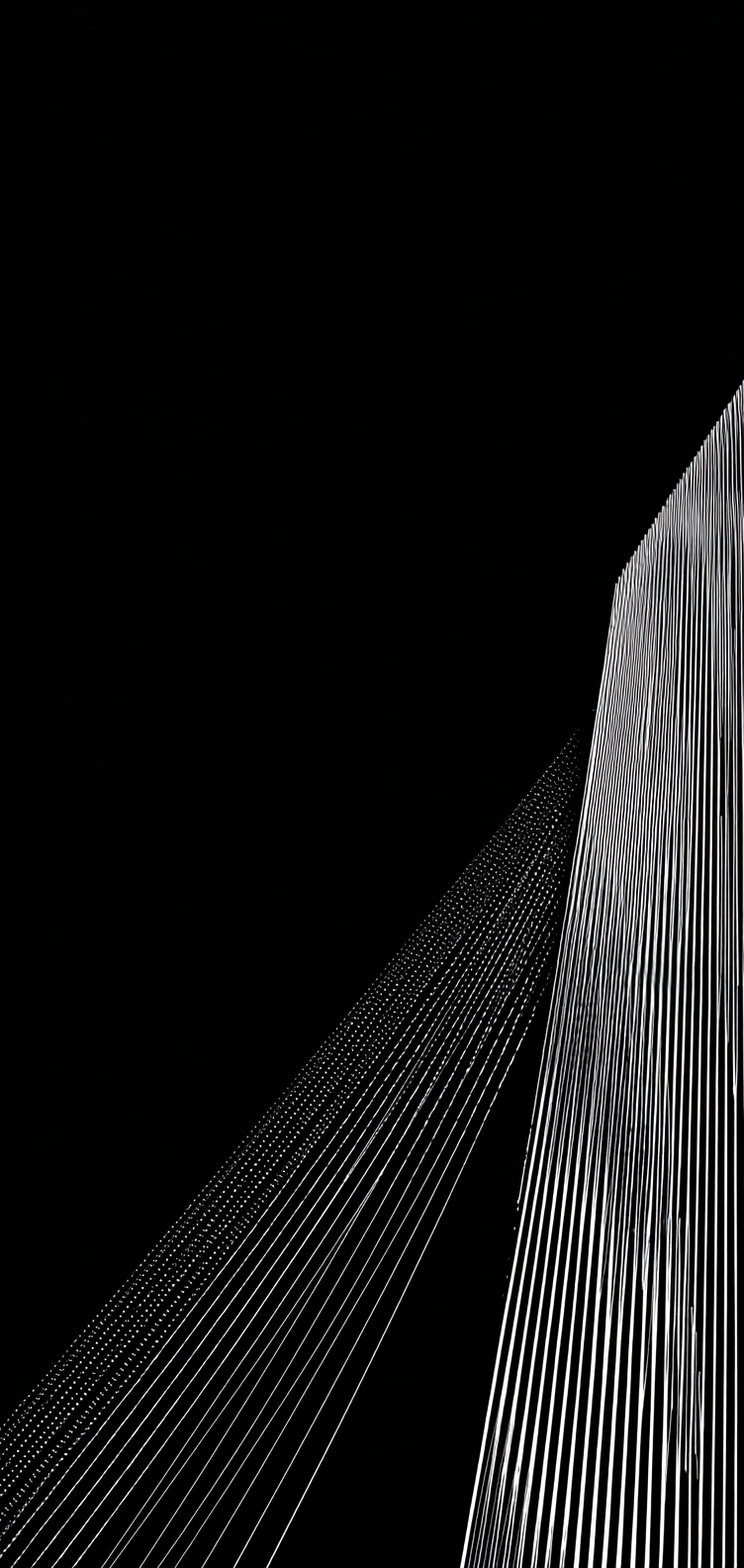 Subtle white line geometry on dark background