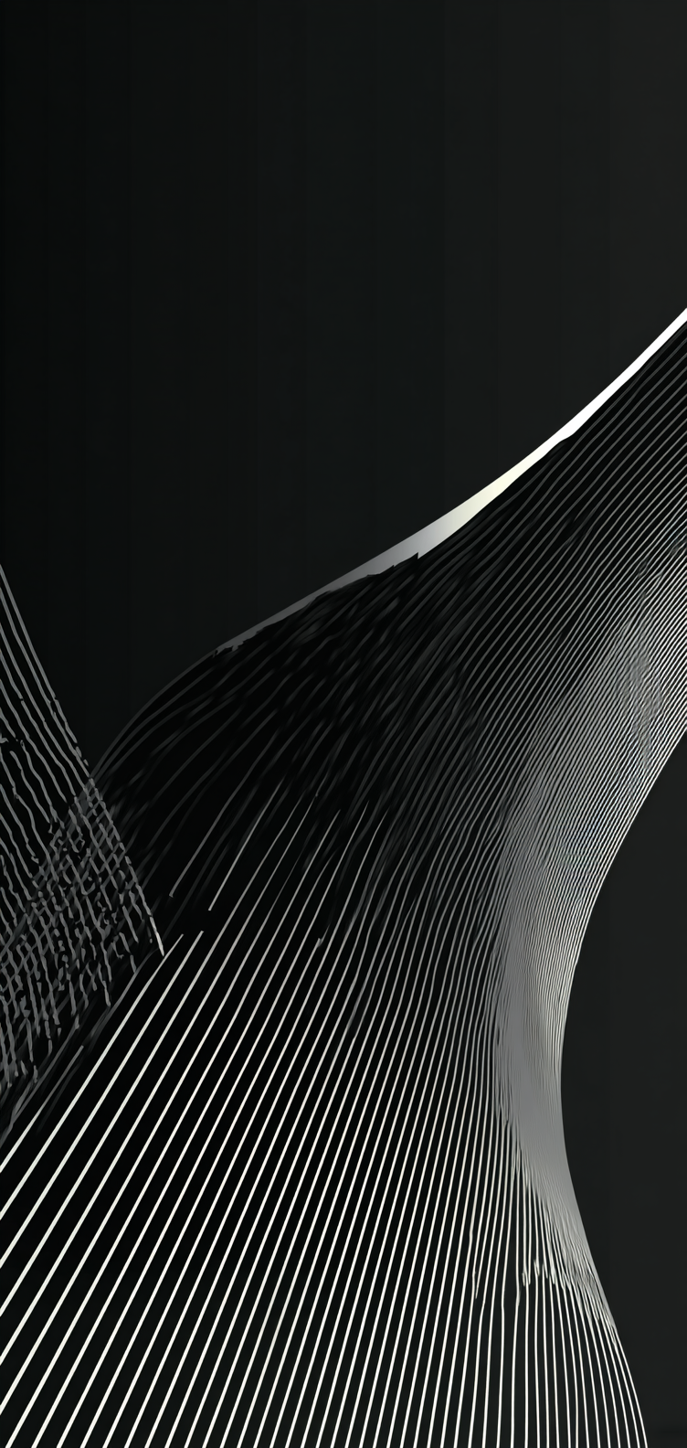 Clean linear motif, OLED-friendly black