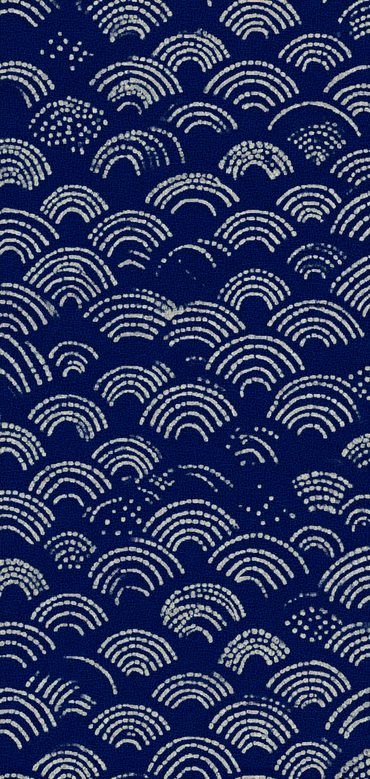 Seigaiha arcs with subtle paper grain