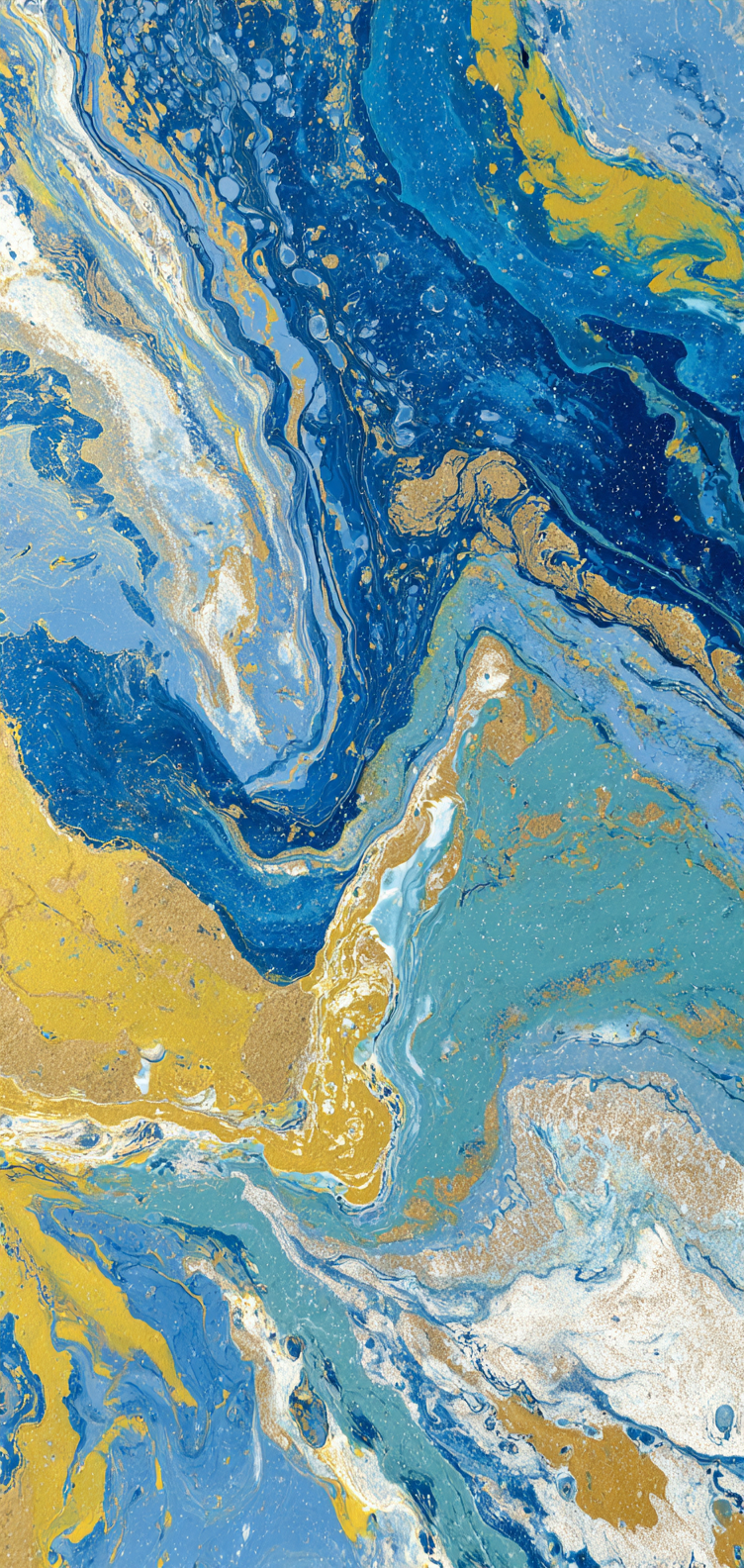 Abstract marble pattern with metallic veins